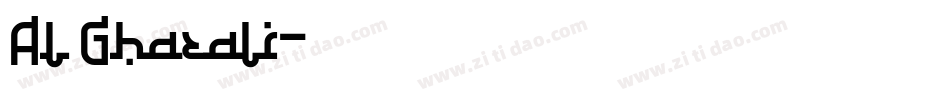 Al Ghazali字体转换